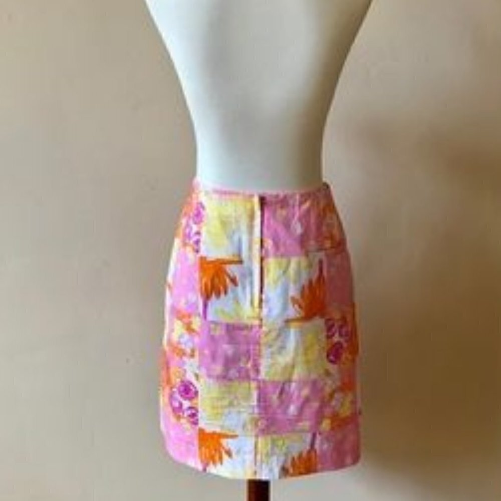 Lilly Pulitzer Nightlife A-line Skirt. - Picture 4 of 4